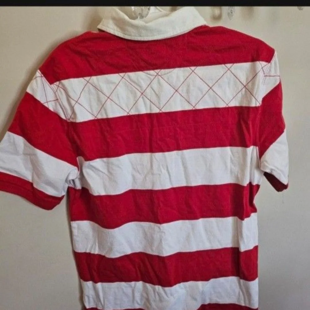 Polo Ralph Lauren Red and White Striped Shirt